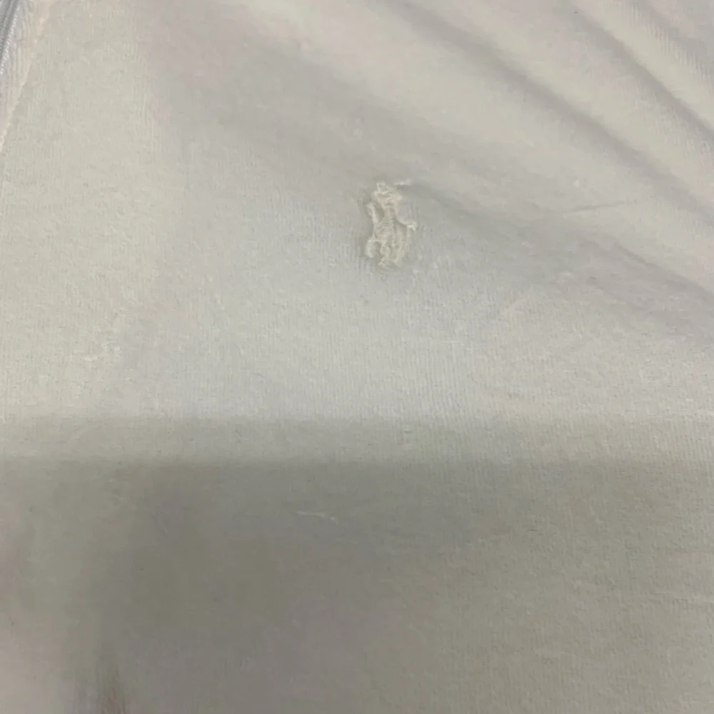 Ralph Lauren Womens Velour Track Jacket L-Large Quarter Zip Stretch $148 - Picture 2 of 9